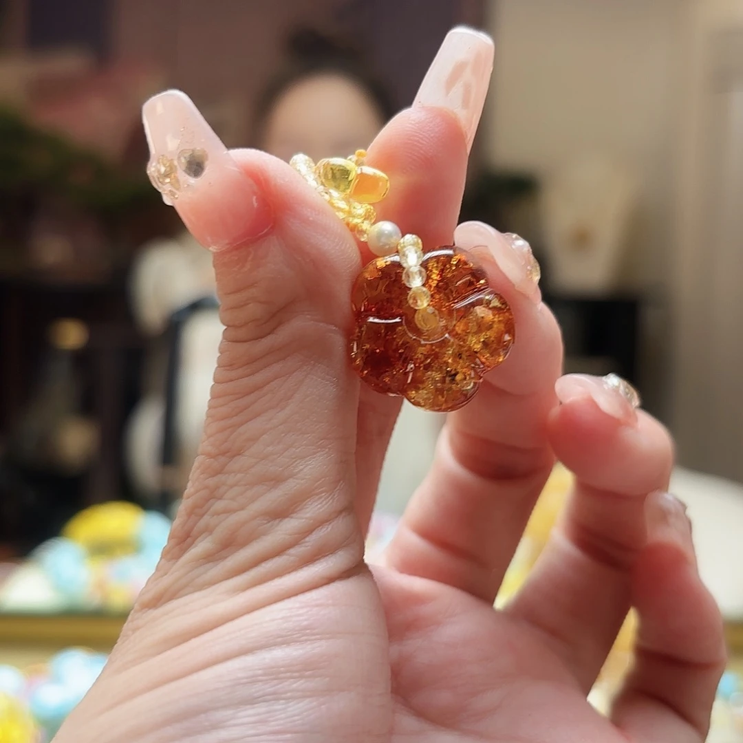 未镶嵌琥珀手链琥珀