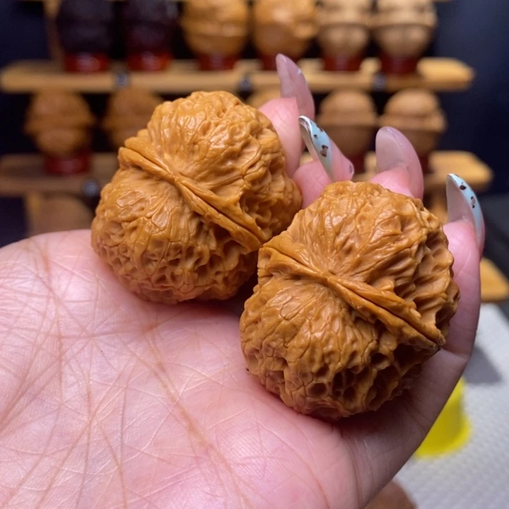 文玩核桃把件元宝蟾43号