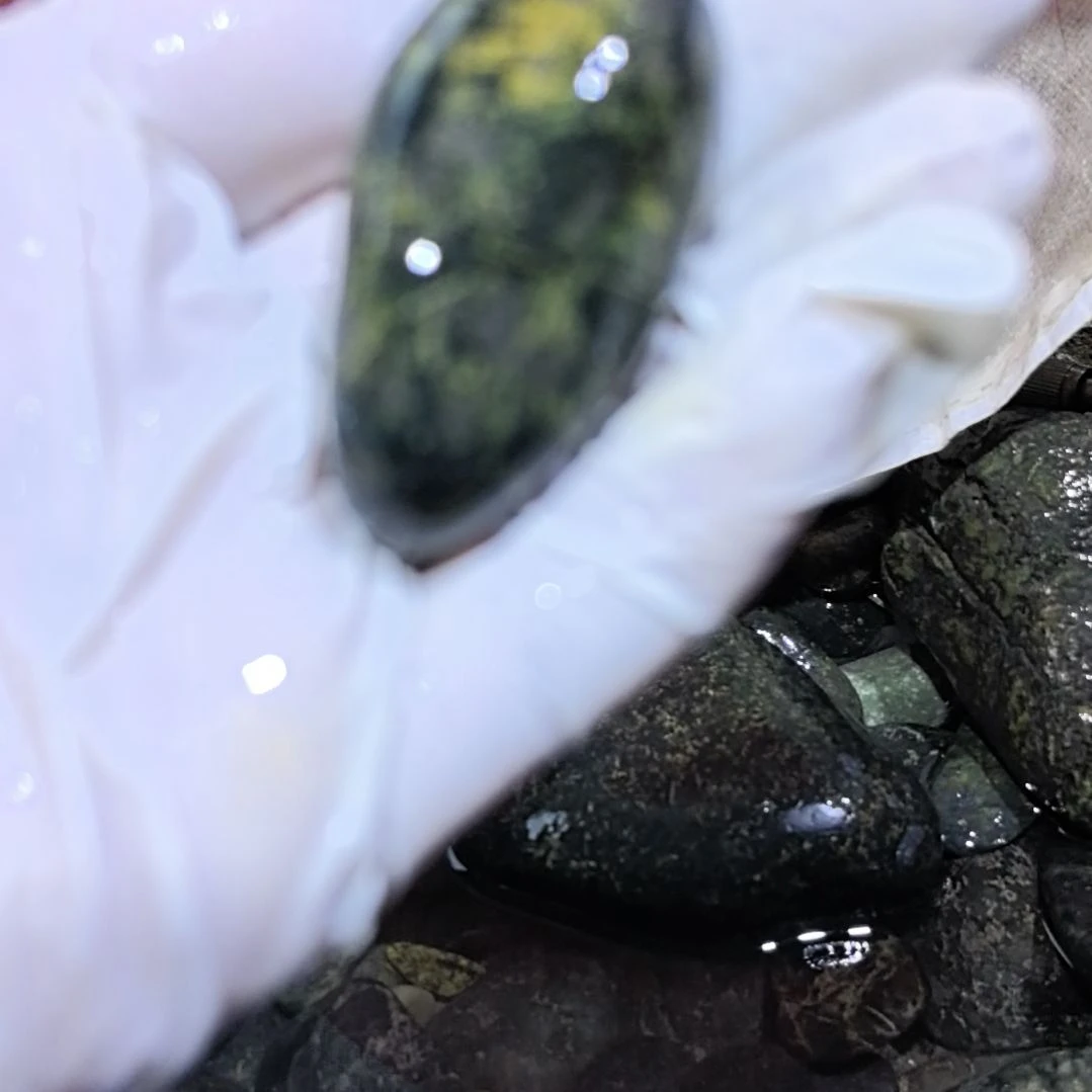 半***花藏玉药王石原石一个