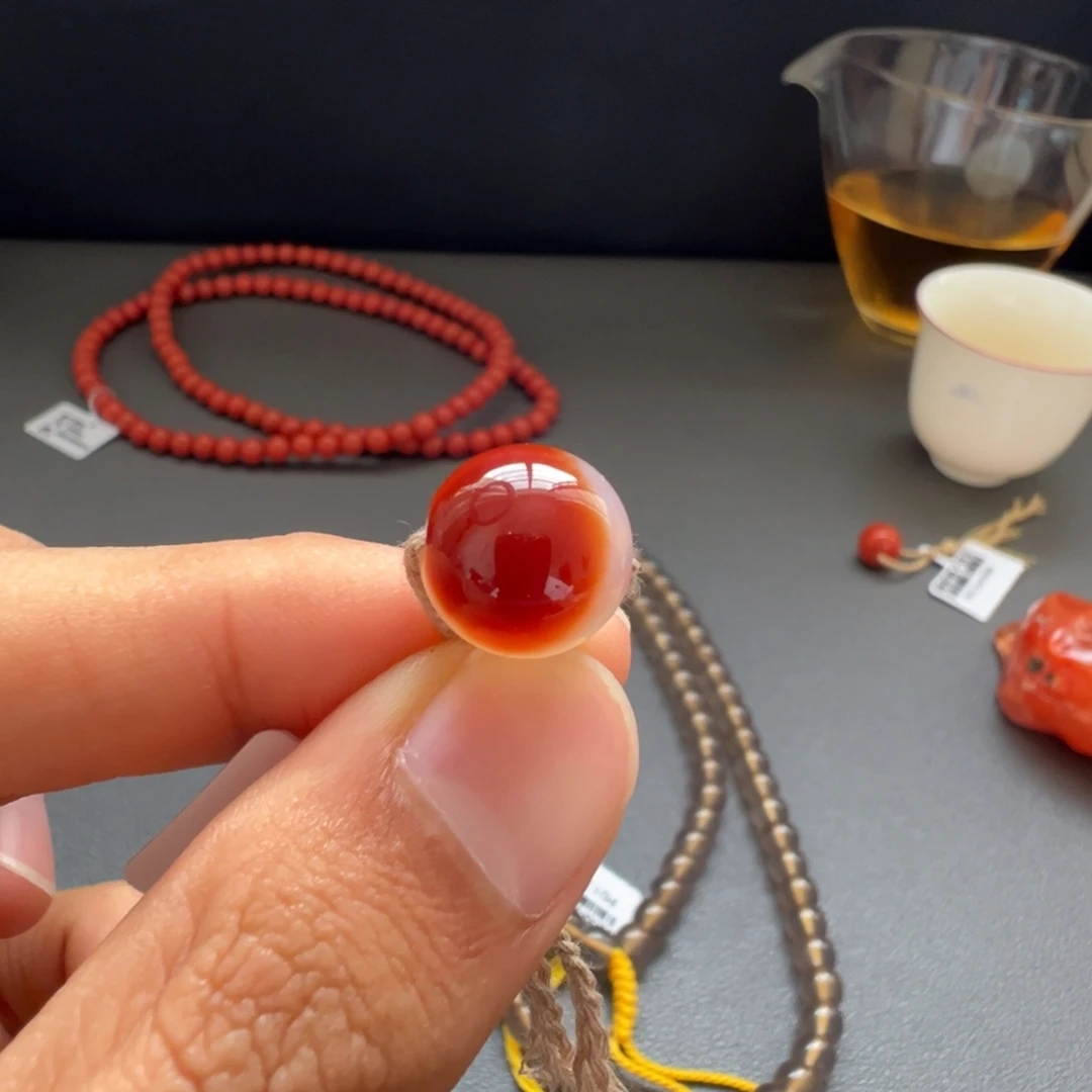 未镶嵌453号南红12.7+南红玛瑙