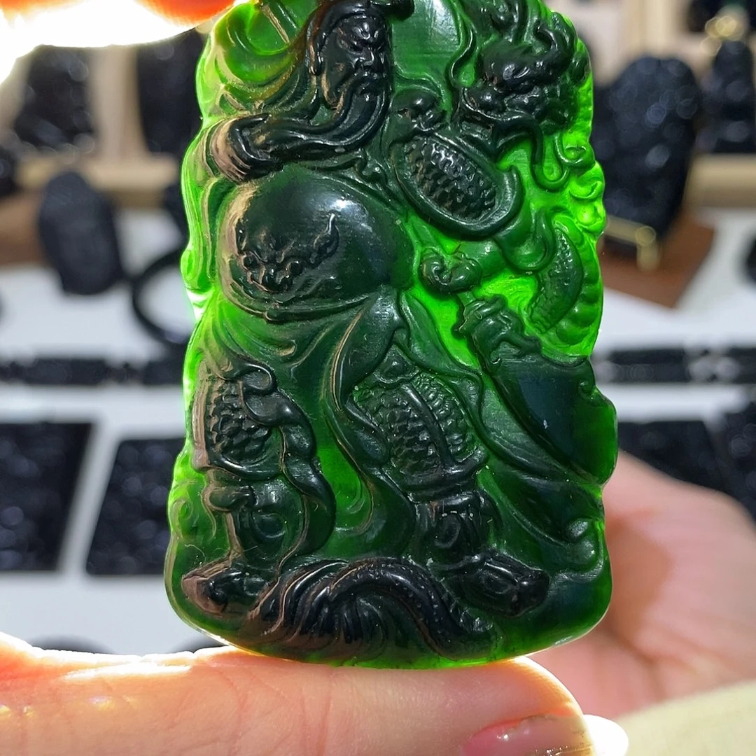 岫玉未镶嵌天然岫玉蛇纹石玉颈饰