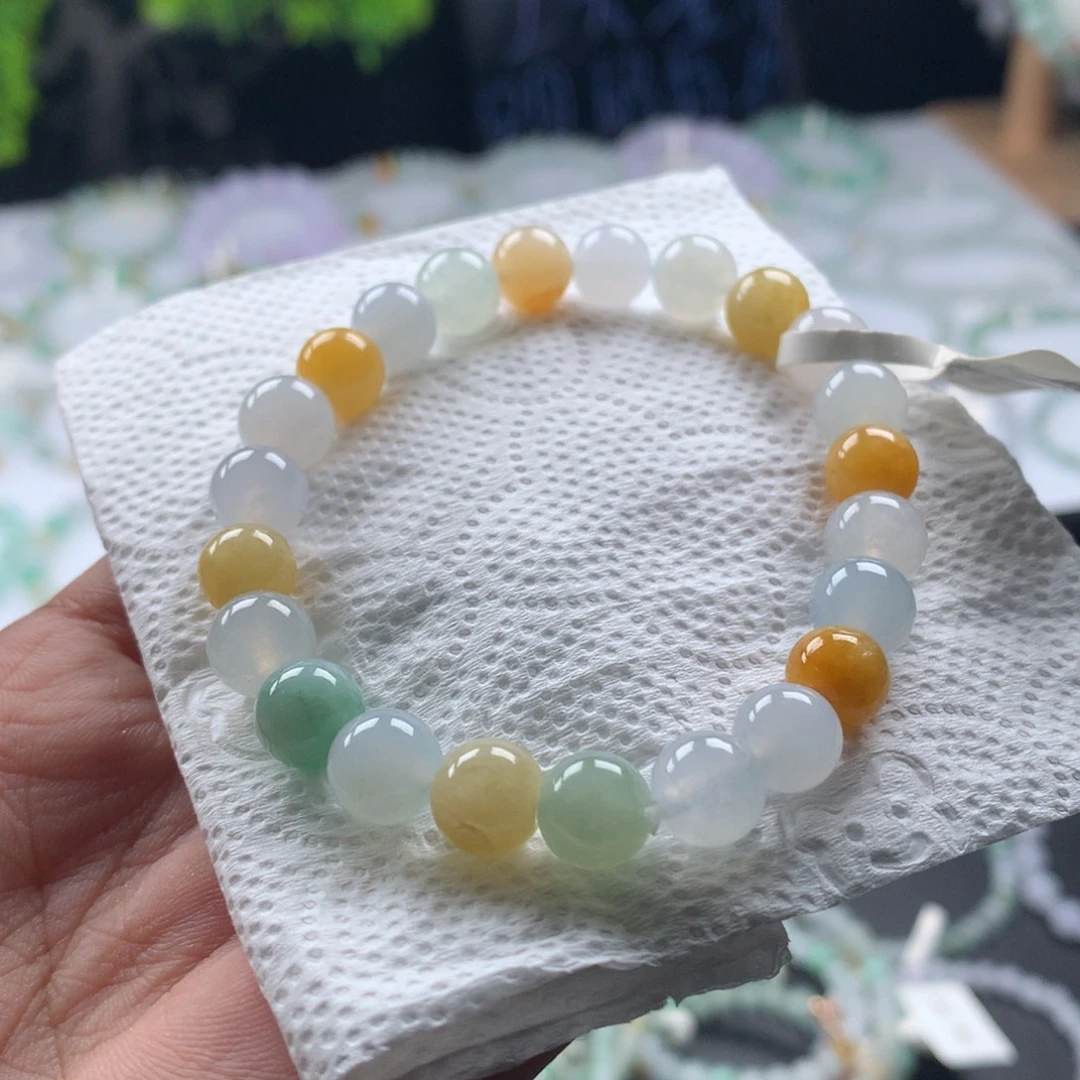 翡翠未镶嵌手链卡8