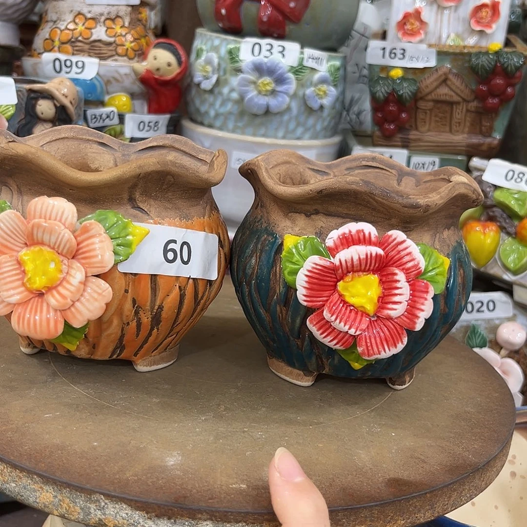 粗陶多肉花盆花盆
