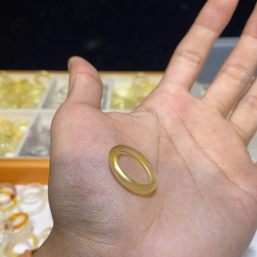 玛瑙/玉髓未镶嵌戒指256号港15