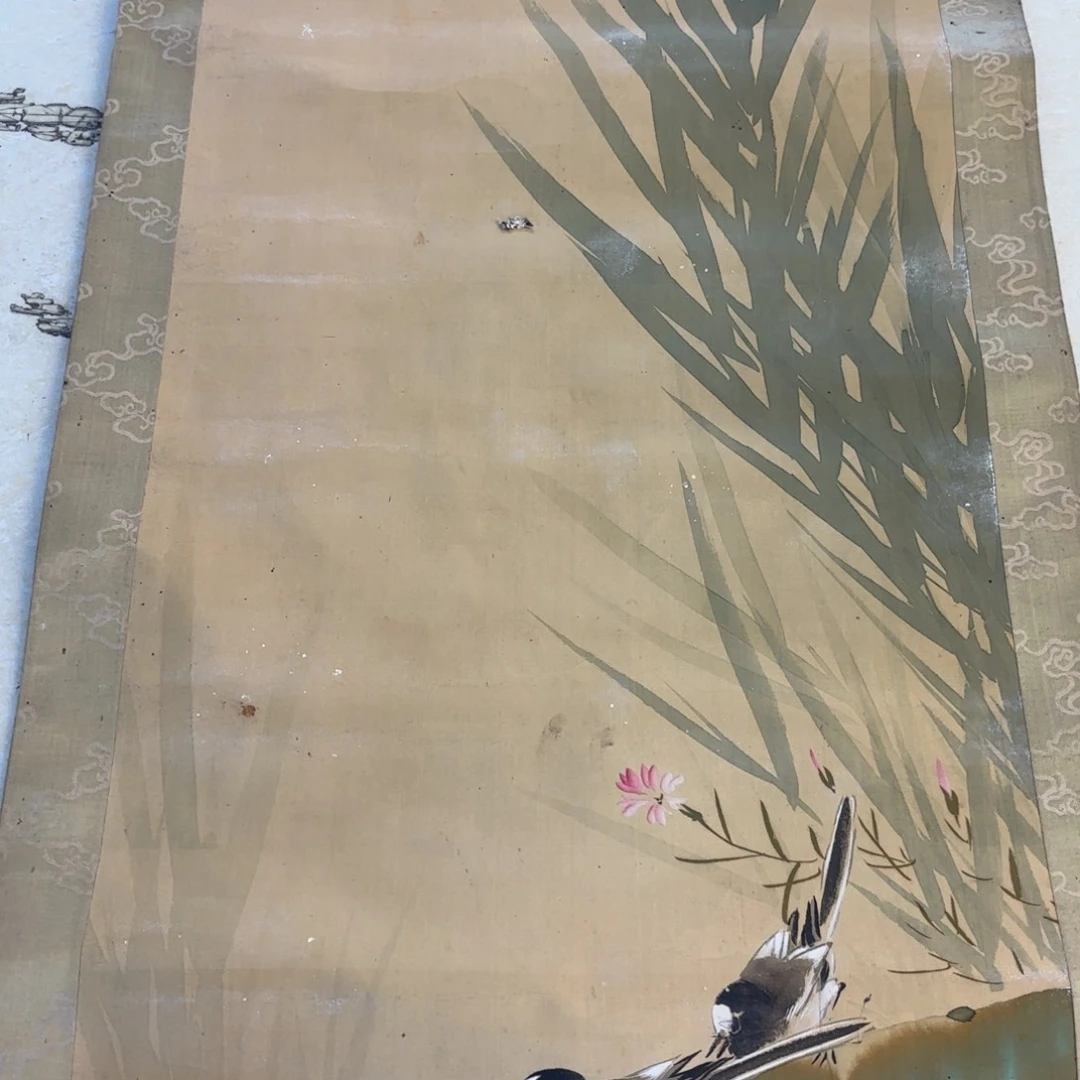 书法用****3卷轴绢本绫裱82