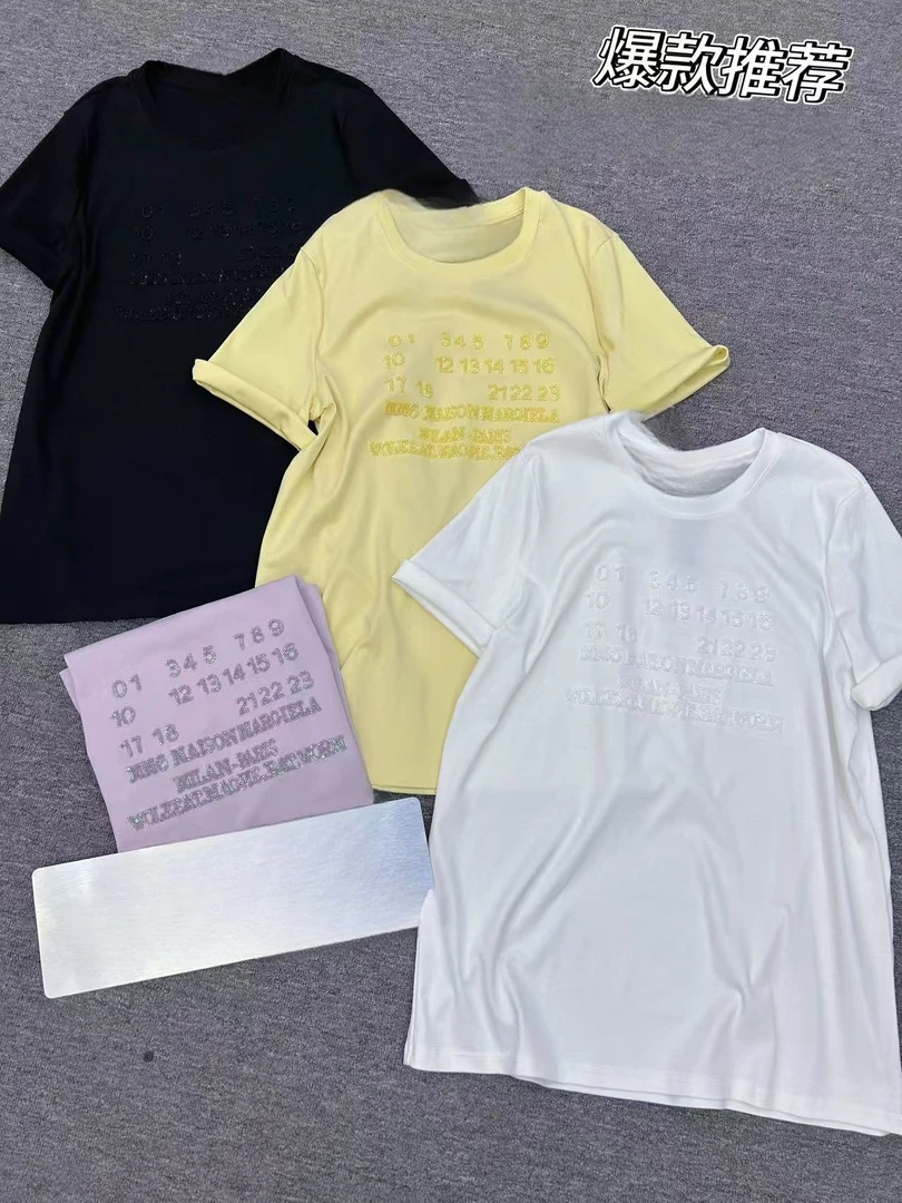 姗蔓高端定制/6003百搭宽松重工半袖T恤