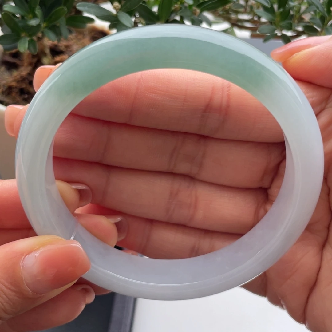 翡翠未镶嵌手镯翡翠手镯59