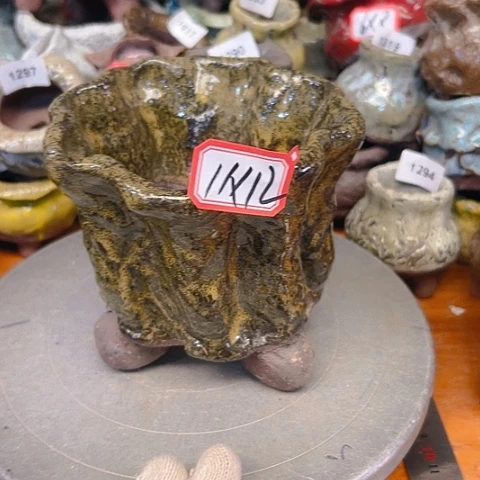 粗陶花盆手工花盆制作