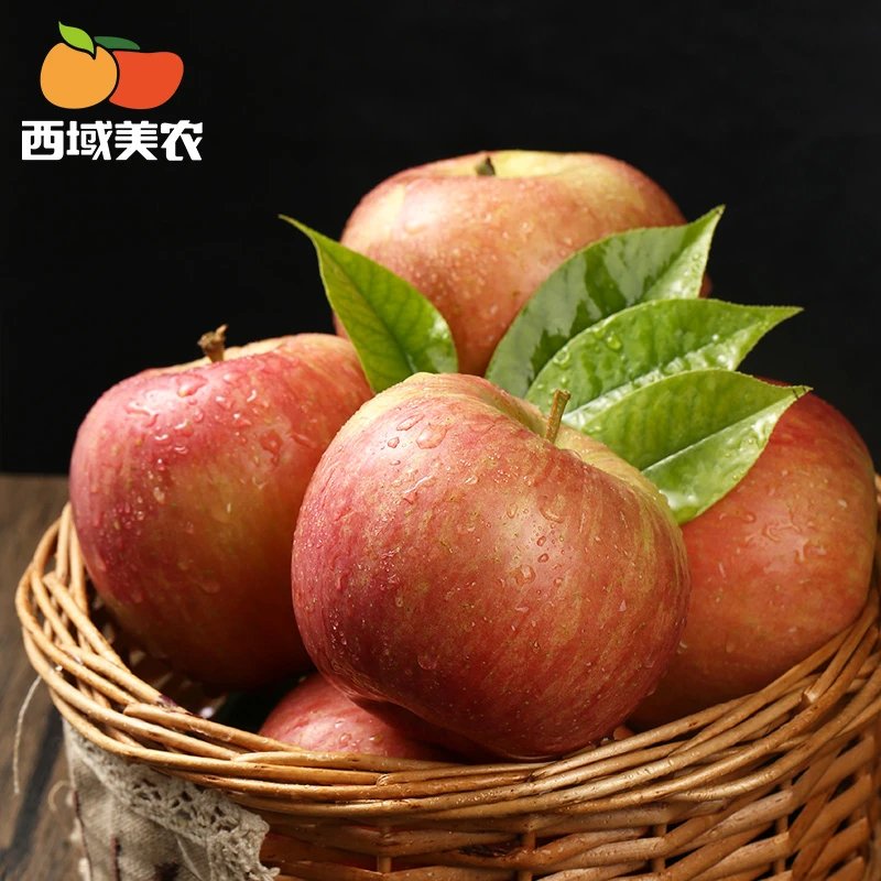 【西域美农】新疆樱桃苹果4斤装新鲜红富士脆甜爽口整箱装