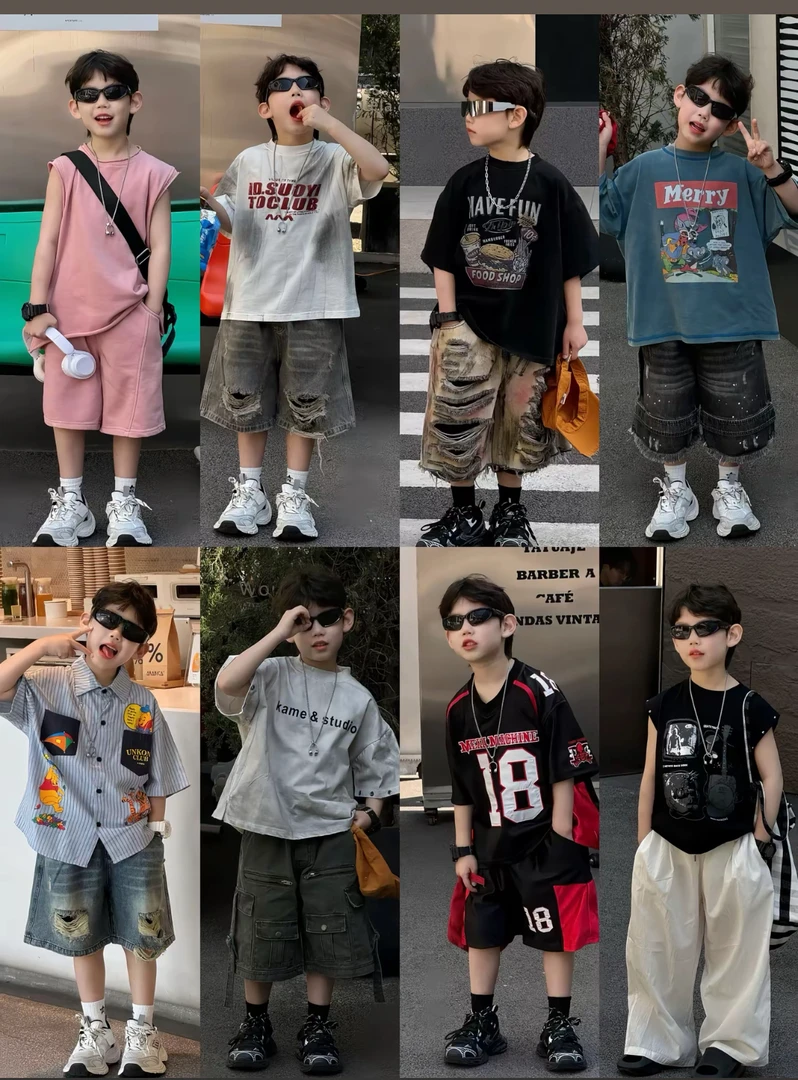 男女童春秋款牛仔裤套集合链接A1-A30