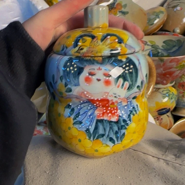 瓷片景德镇陶瓷手工手绘