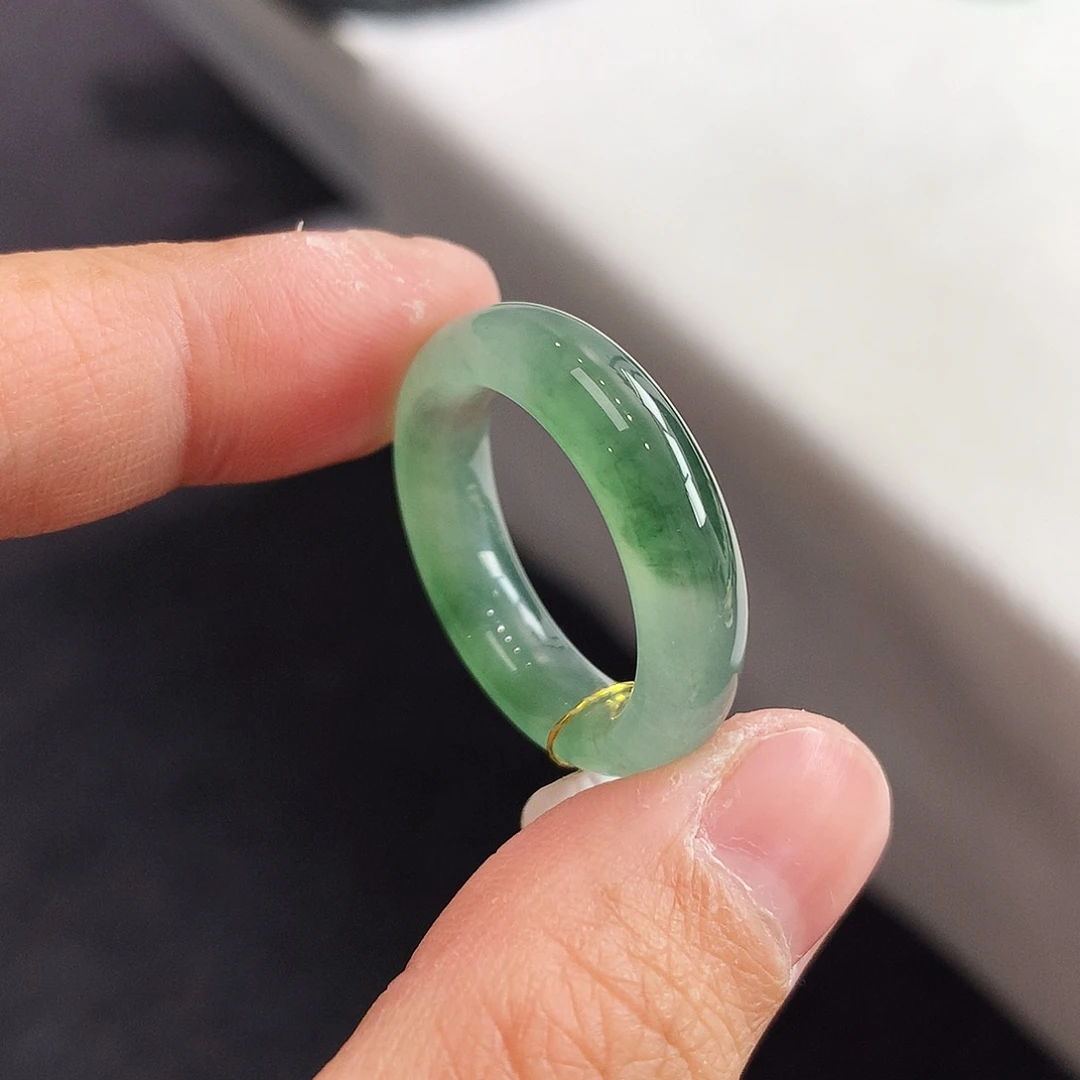 夏***乐翡翠未镶嵌戒指20-21号