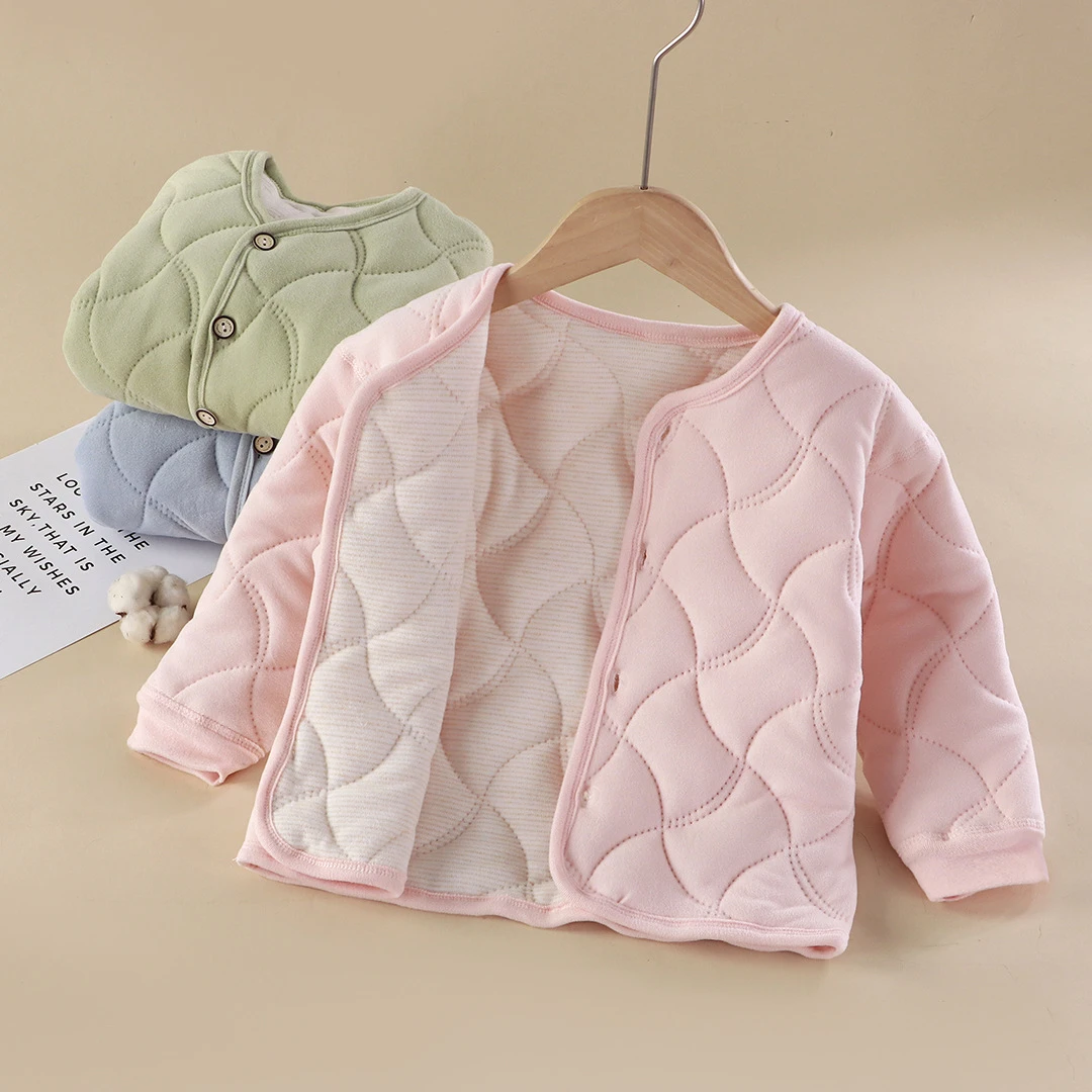 儿童外套三层校服神器女童棉衣男童内胆棉服二棉加绒中大童保暖