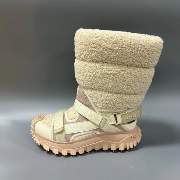 MONCLER/蒙口 mo081 粉白拼色靴 潮流时尚