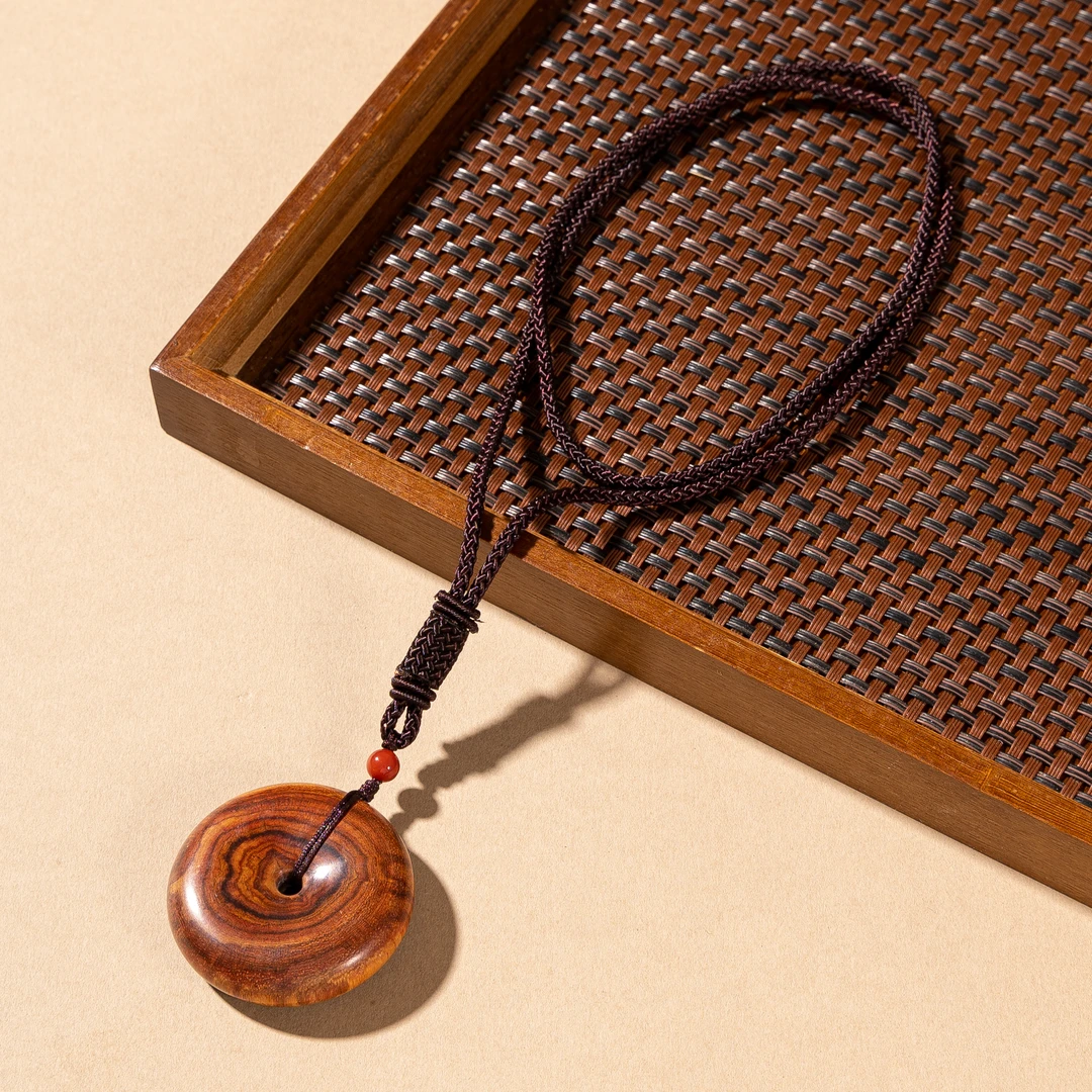 宫皇顺黄花梨平安扣GHSHHL34010009