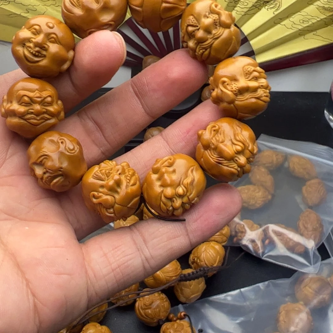 橄榄核手串/手链0*72.0正圆手工虚派