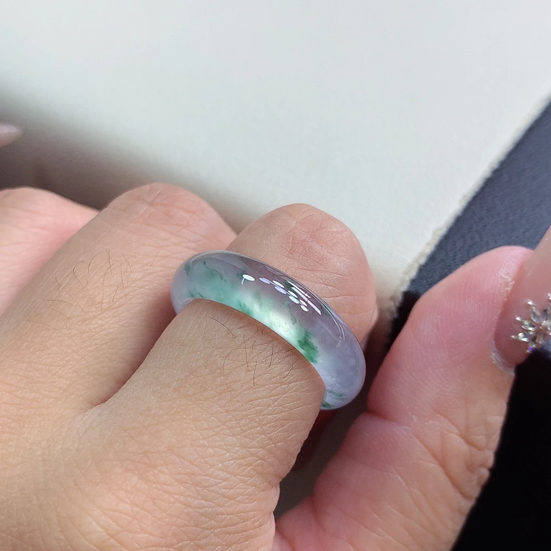 翡翠未镶嵌戒指18号