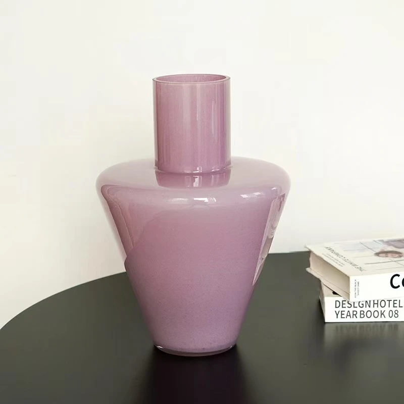 S外贸孤品紫锥花瓶花器