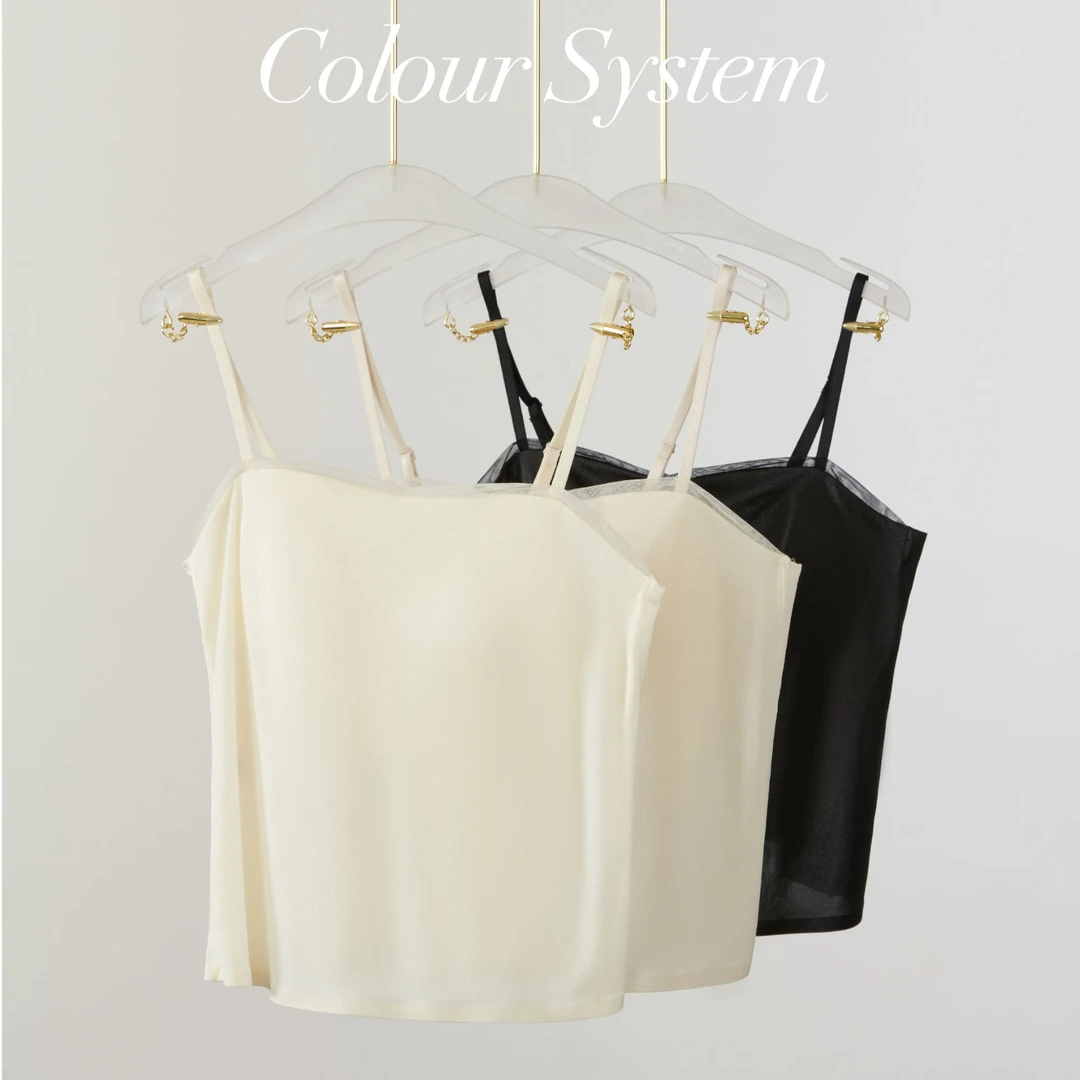 高端定制 月光女神闪光缎蚕丝背心【十】