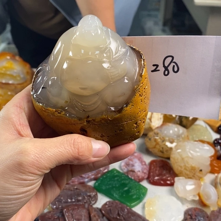 玛瑙/玉髓吊坠(不含链)未镶嵌戴***生