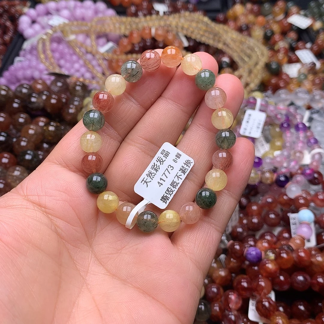 水晶手链未镶嵌，，