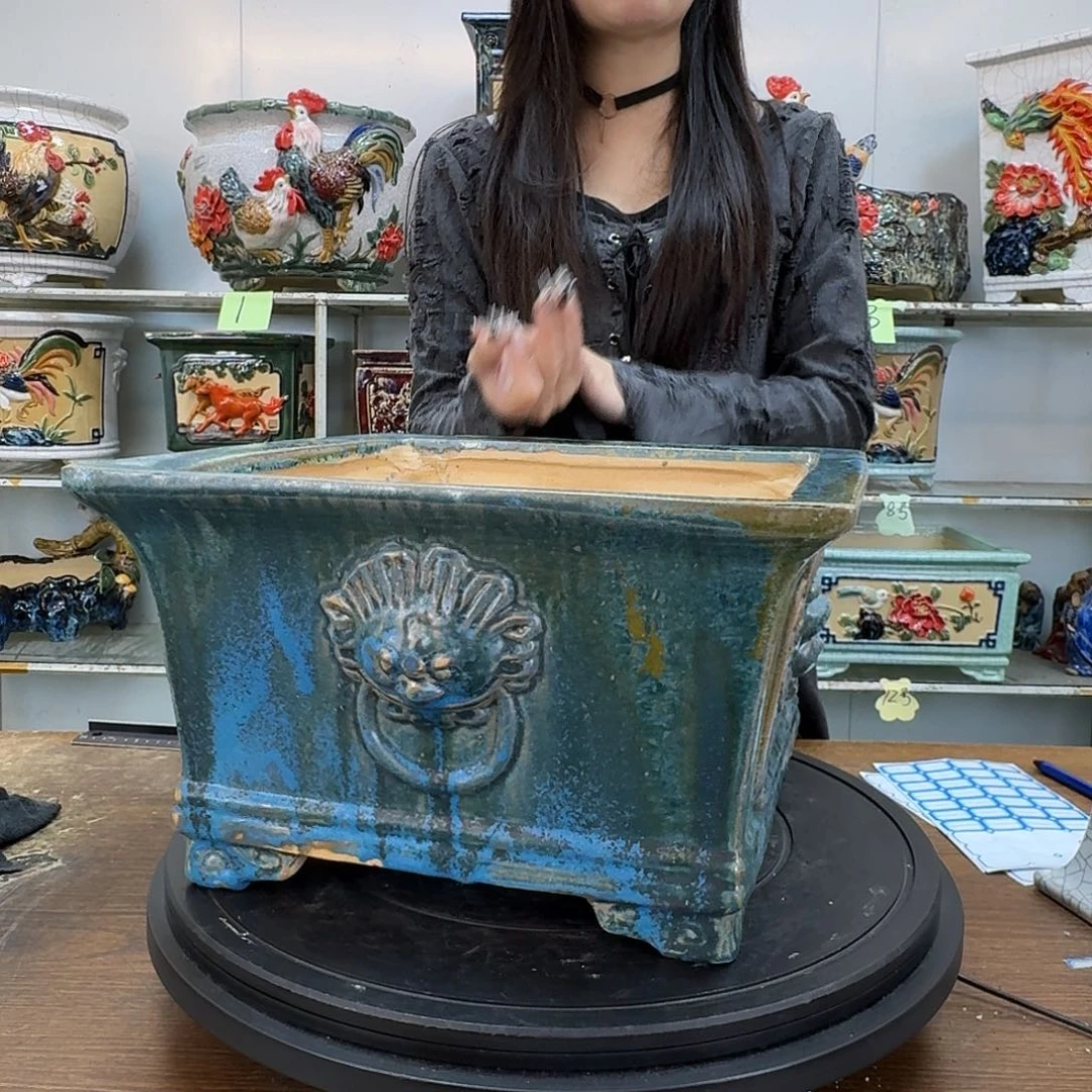 众***丶四方盆内口27深度16