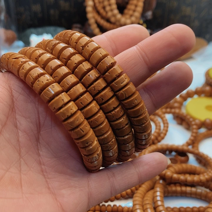 桃核手串精工直切