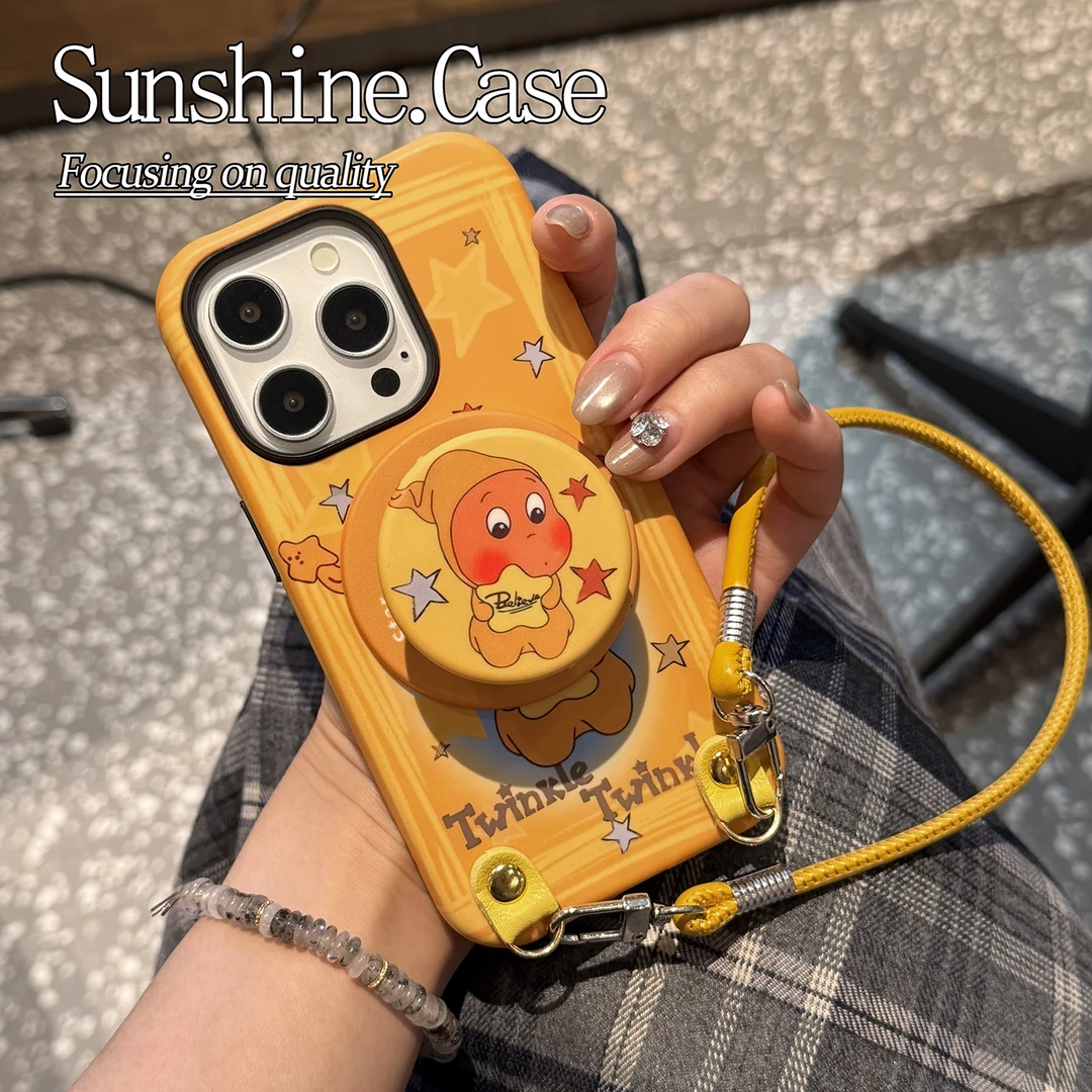 【磁吸菲林二合一】抱星星小人适用苹果16PROMAX/15/14防手机壳