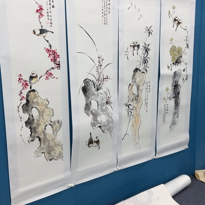 国画宣纸纯手绘字画