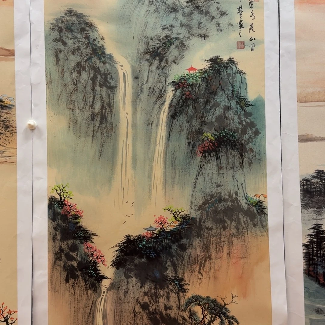 国画刘儒樵四尺山水