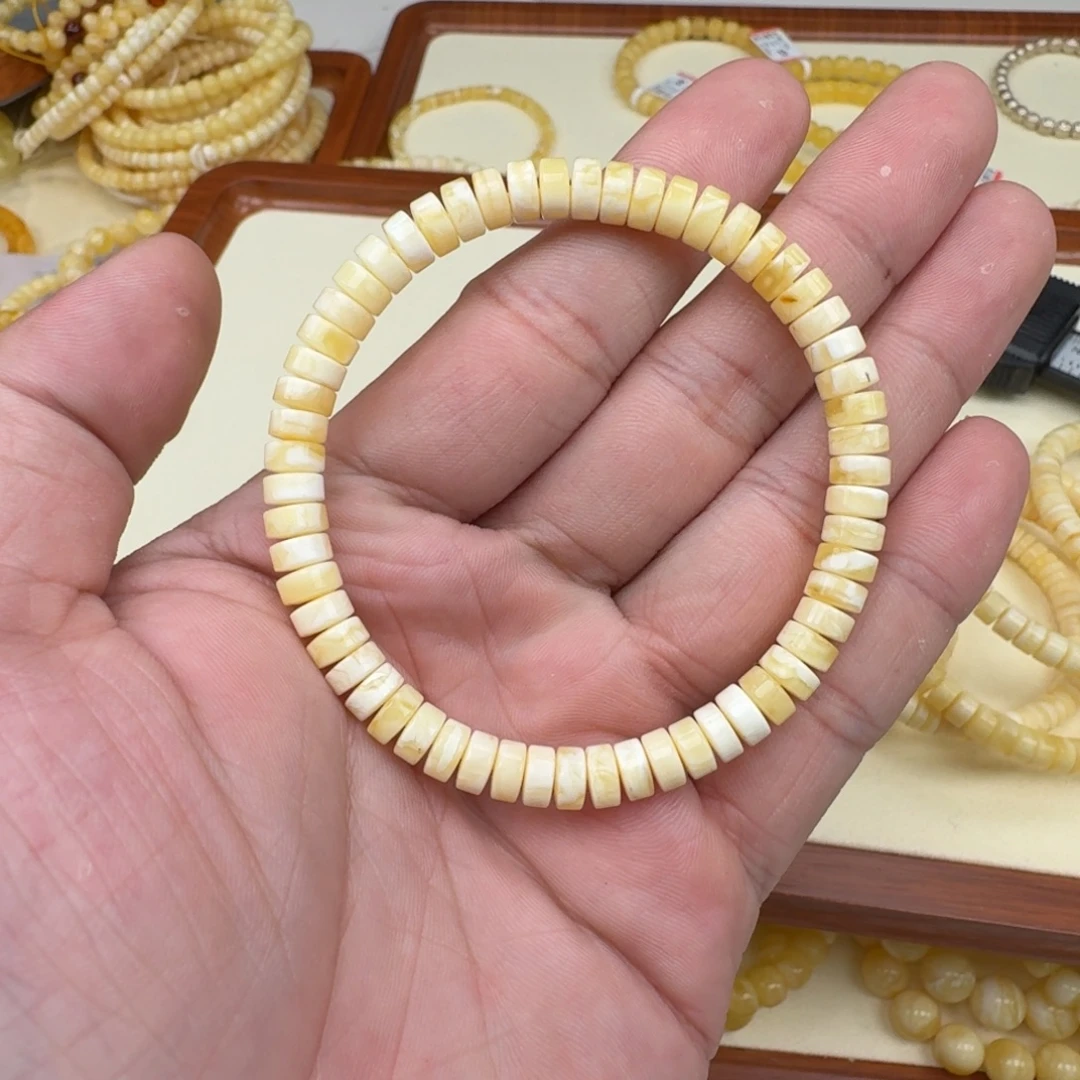 手链琥珀未镶嵌蜜蜡手串