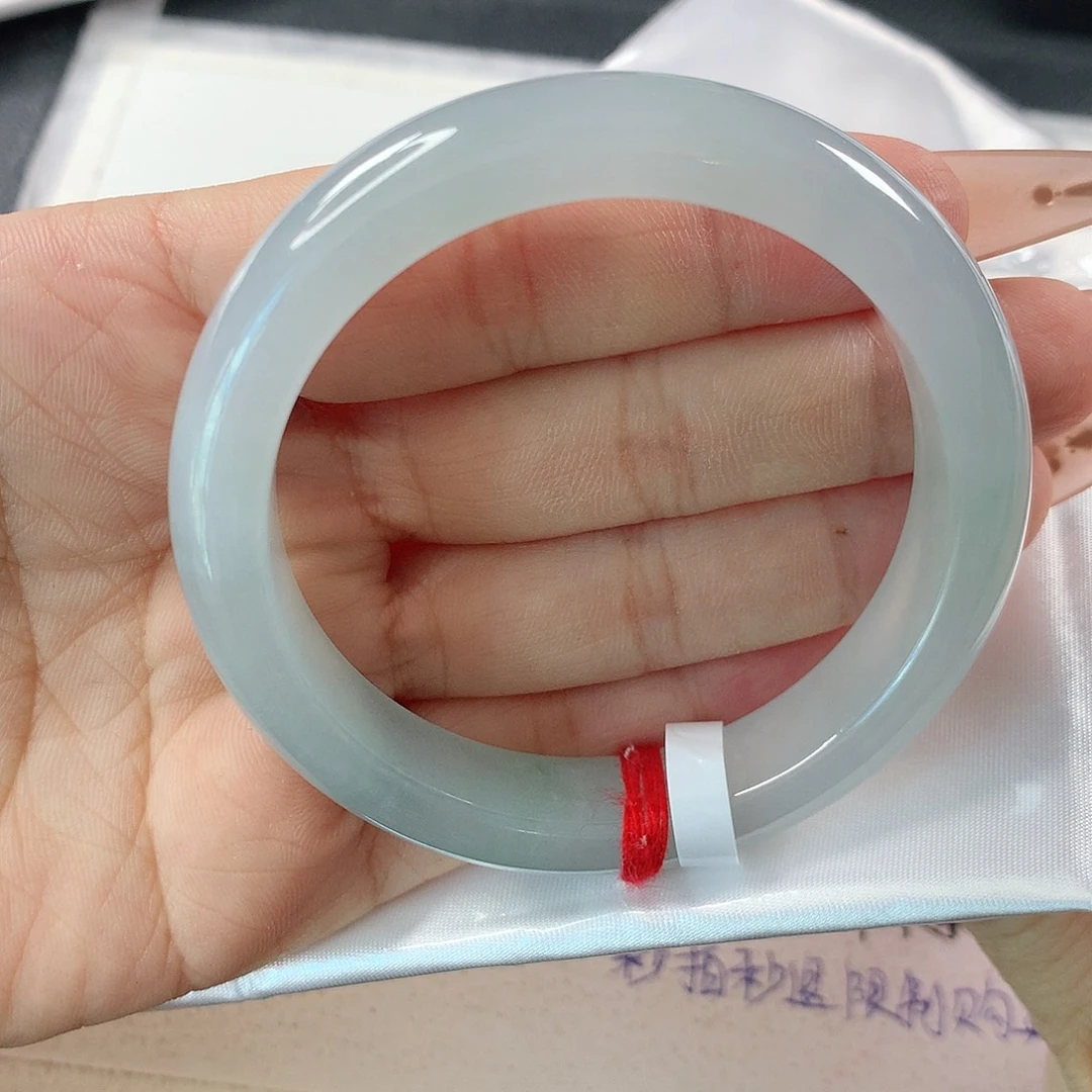 未镶嵌手镯翡翠高货瑕疵漏漏镯⑦⑦