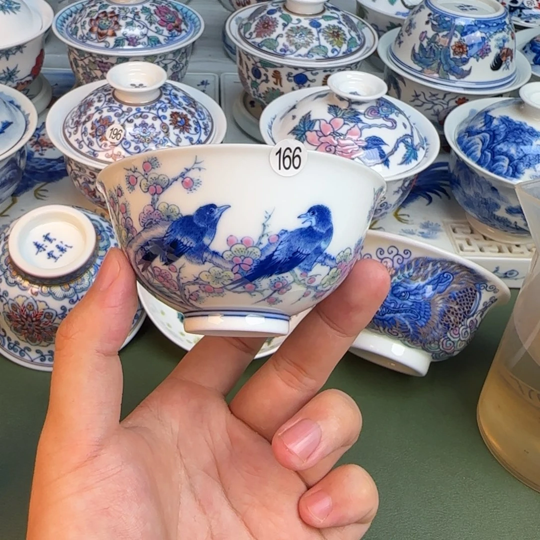 彦祖纯手工手绘茶具166