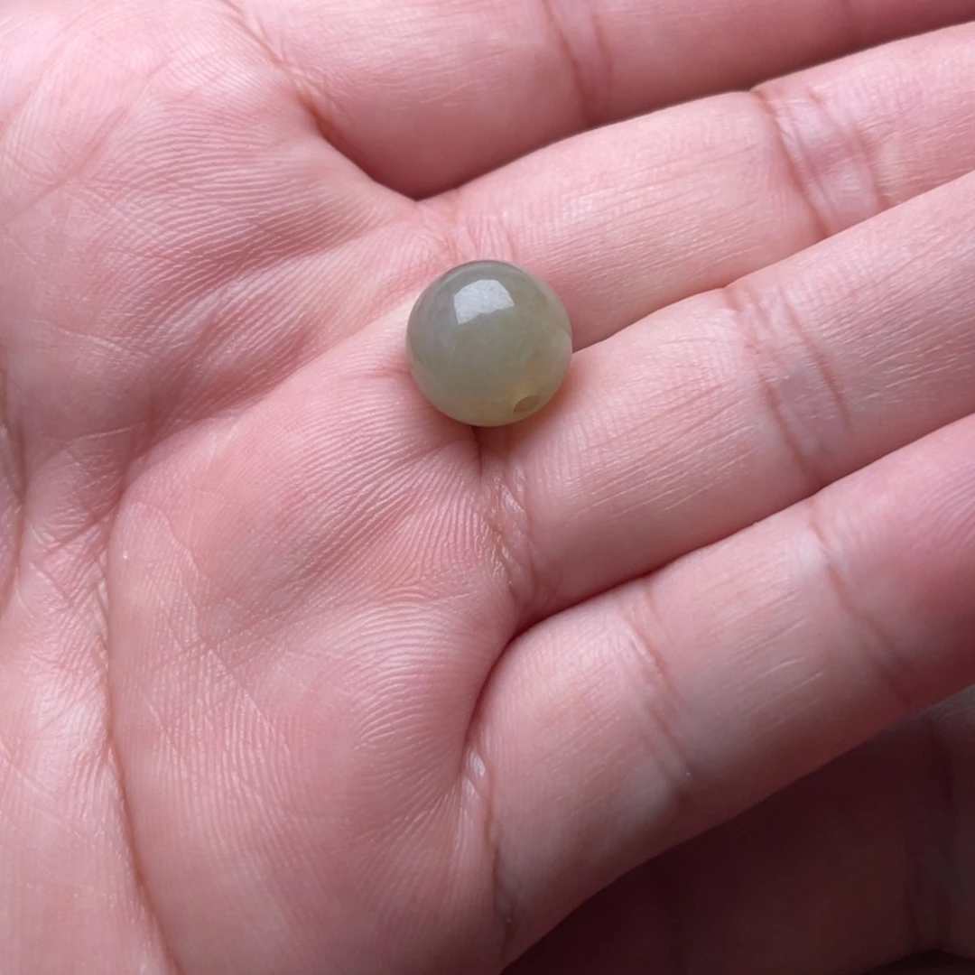 未镶嵌定制翡翠洒金珠子