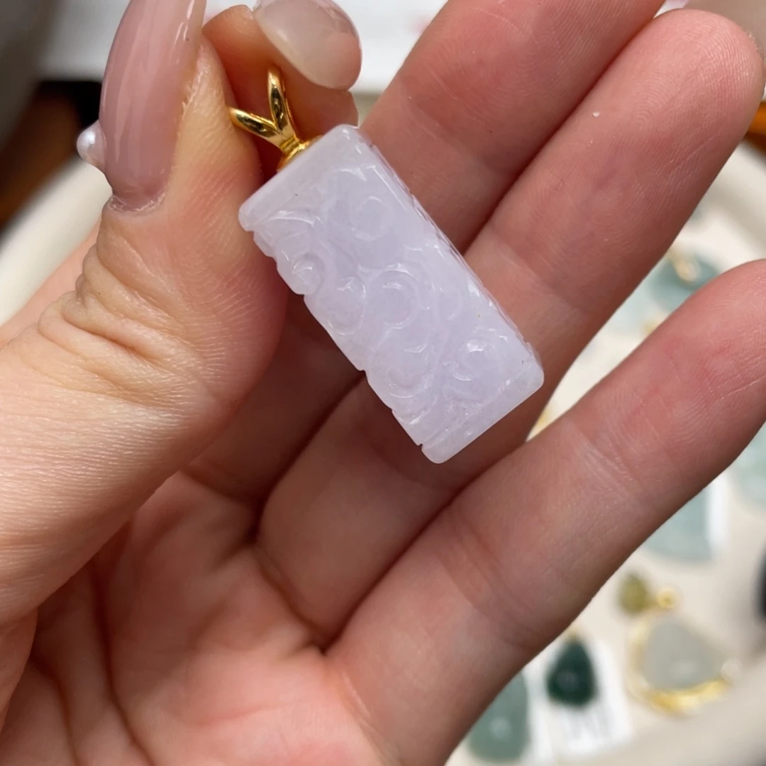 翡翠银S925镶嵌颈饰