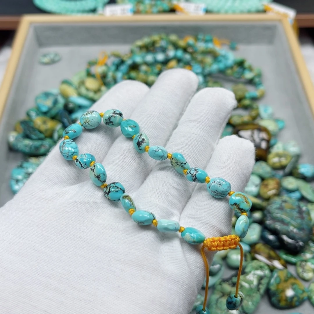 绿松石未镶嵌挂件