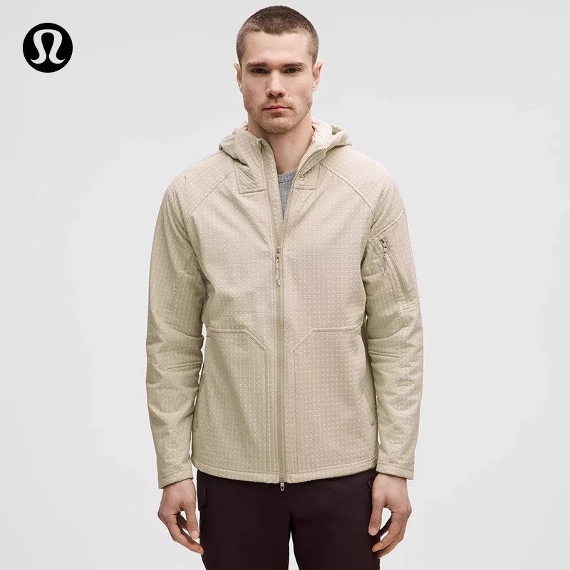 Water-Repellent 男士徒步网格拉绒夹克防风丨lululemon丨LM4AQ0S