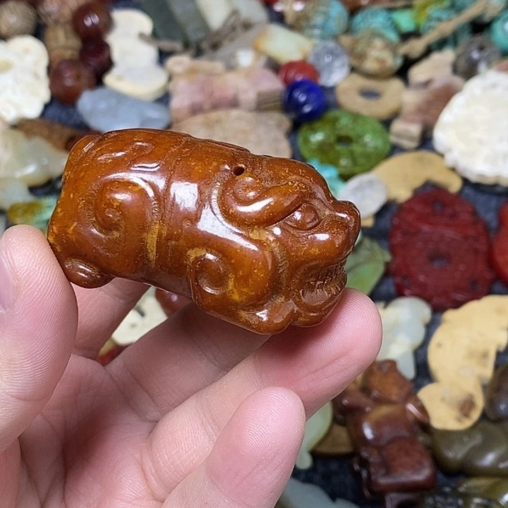 和田玉未镶嵌颈饰134