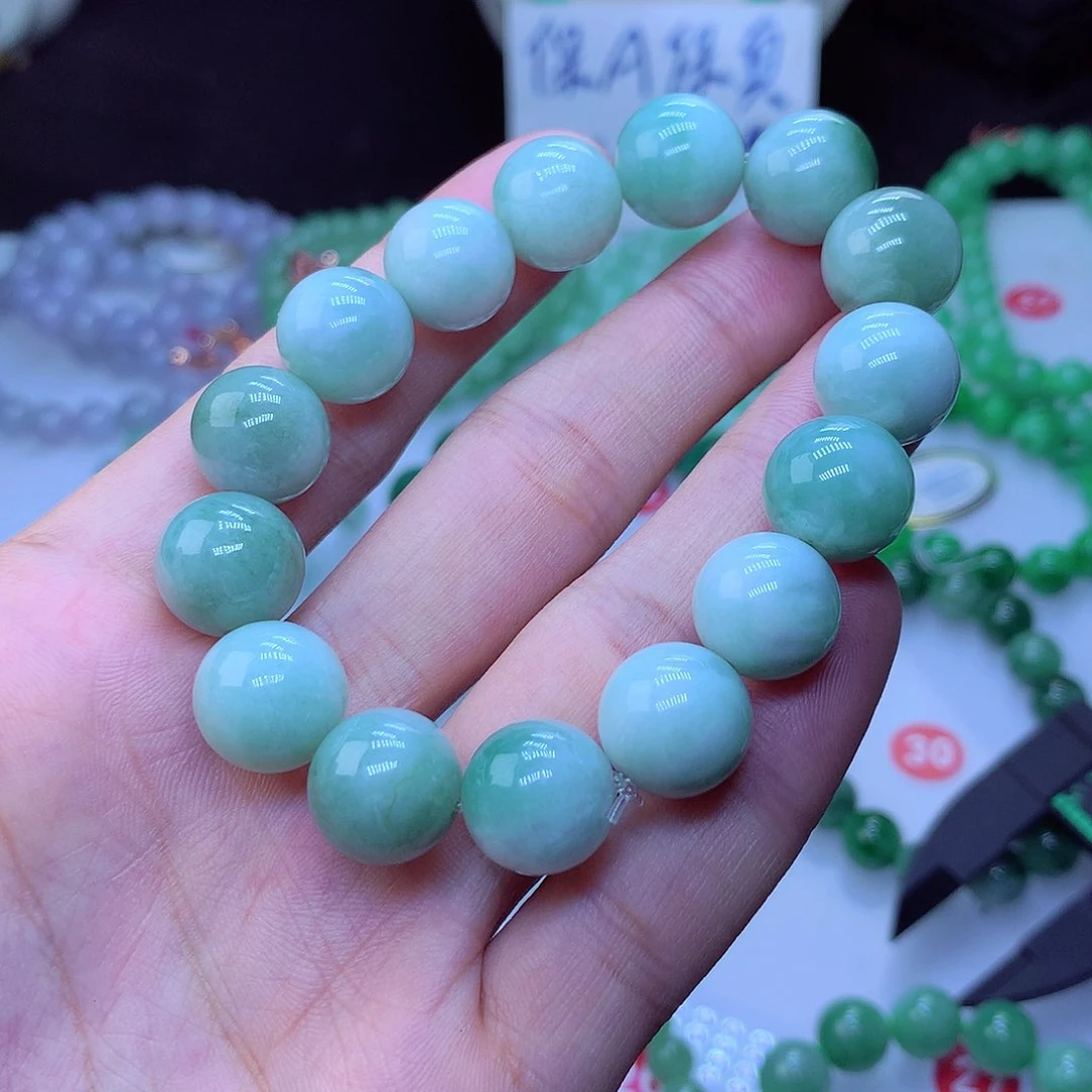 翡翠毛衣链未镶嵌13