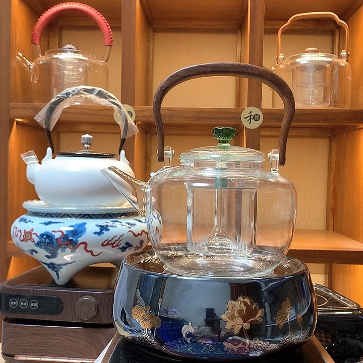 玻璃钛内胆壶➕荷花炉子