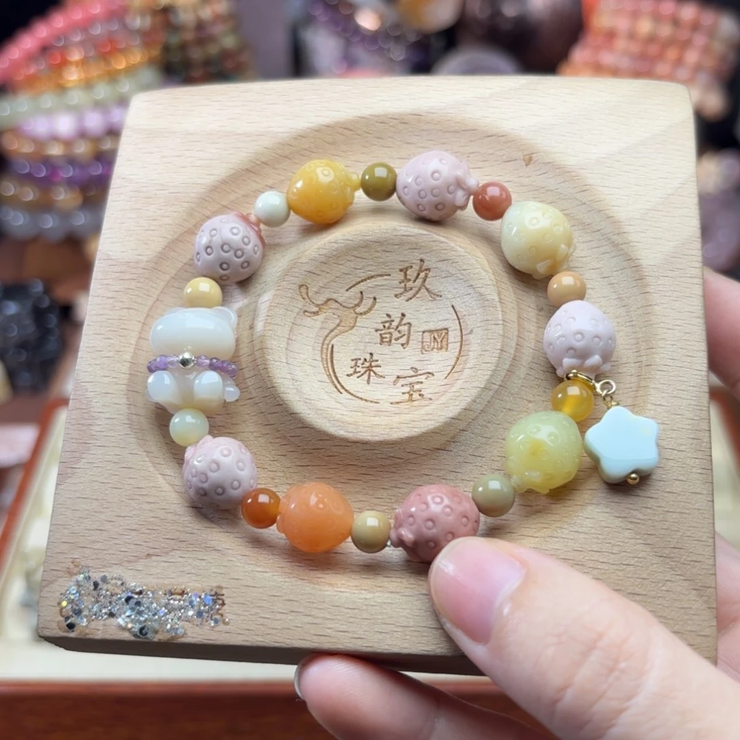 未镶嵌石英质玉珠宝半成品