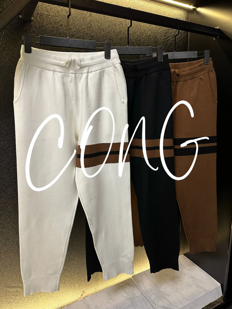 轻《CONG专属》高级感轻奢套装针织卫裤 【7870】 XJ