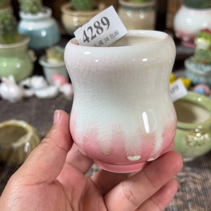 口5 手工花盆满30包邮