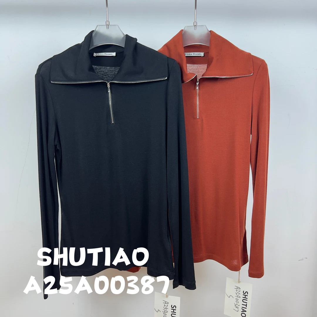 【SHUTIAO】2024秋冬：新款小众设计款T恤A25A00387