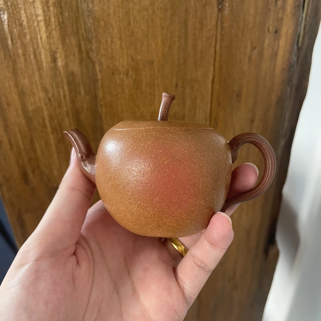 【老班长推荐】紫砂 段泥 苹果壶