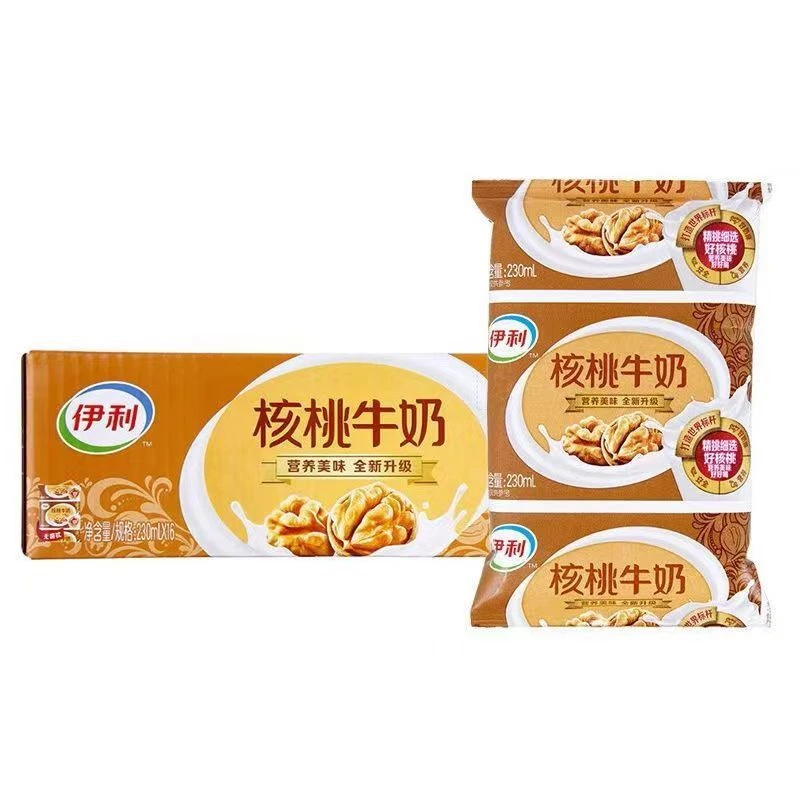 伊利利乐枕核桃奶230ml*16营养早餐奶营养饮品
