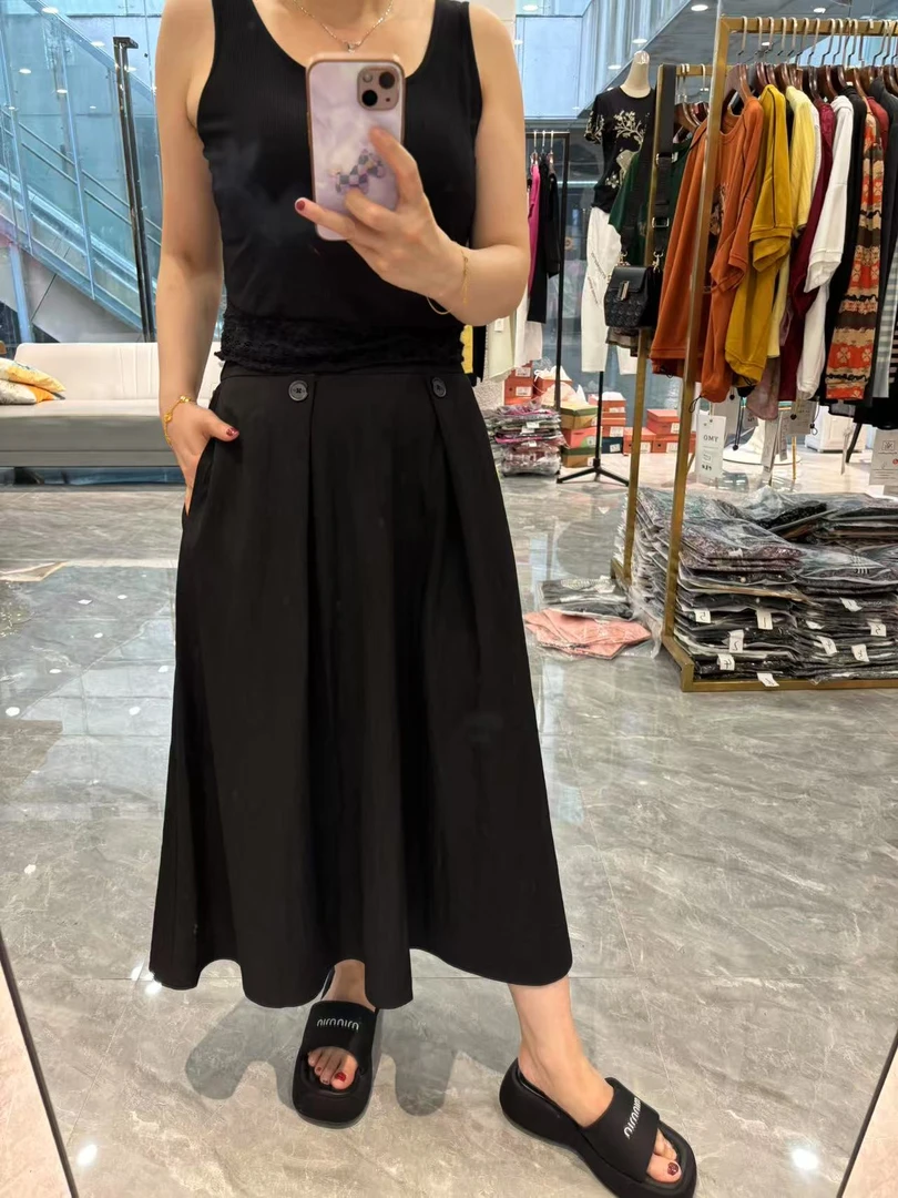【丽丽家】夏季高端时尚丹宁风显瘦半身裙061