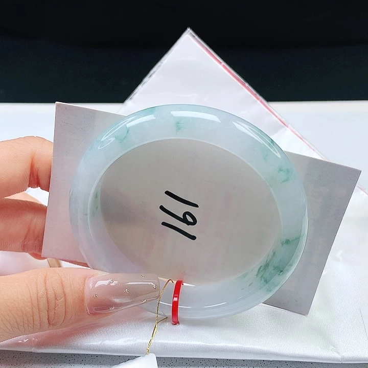 翡翠手镯未镶嵌56+正圈