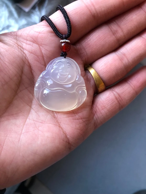 天然玛瑙成品雕刻佛（颜色随机）