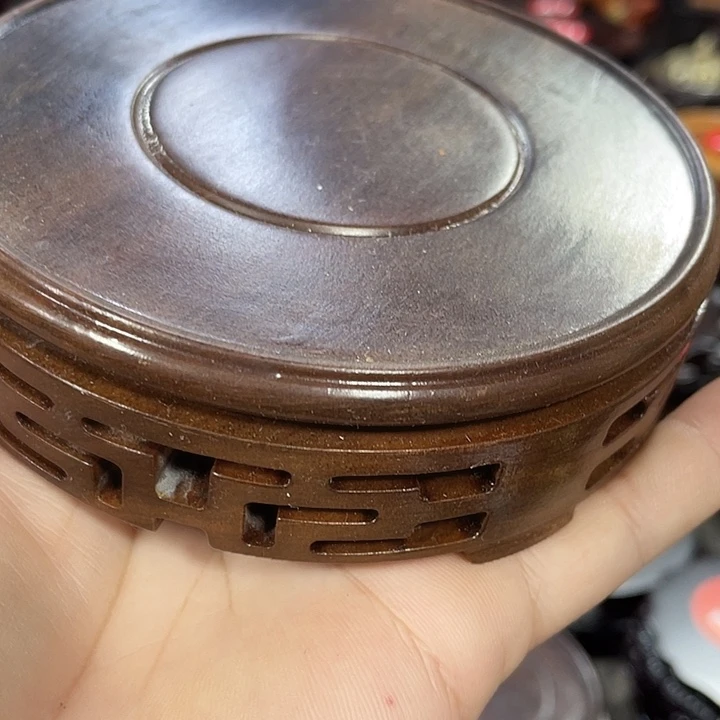 手工艺品琉璃红木底座工艺品
